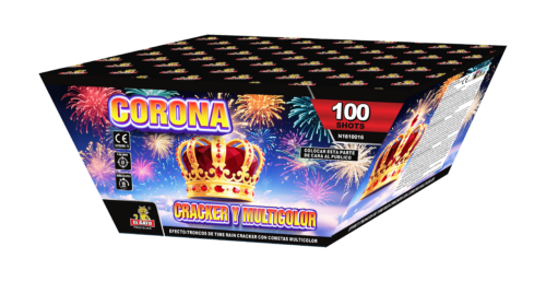 BATERIA CORONA DE CRACKER Y MULTICOLOR